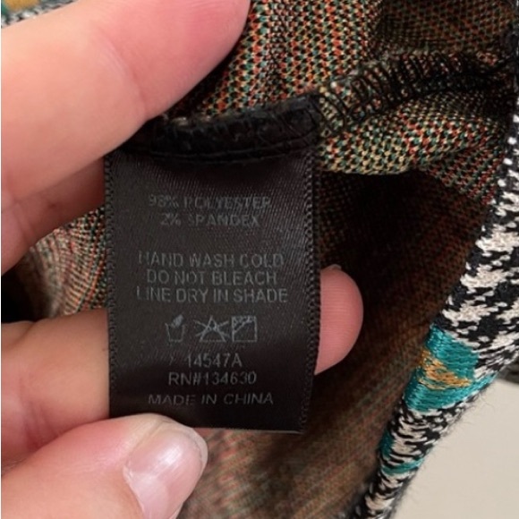 Houndstooth Blouse NWOT Anthropologie - Picture 4 of 4